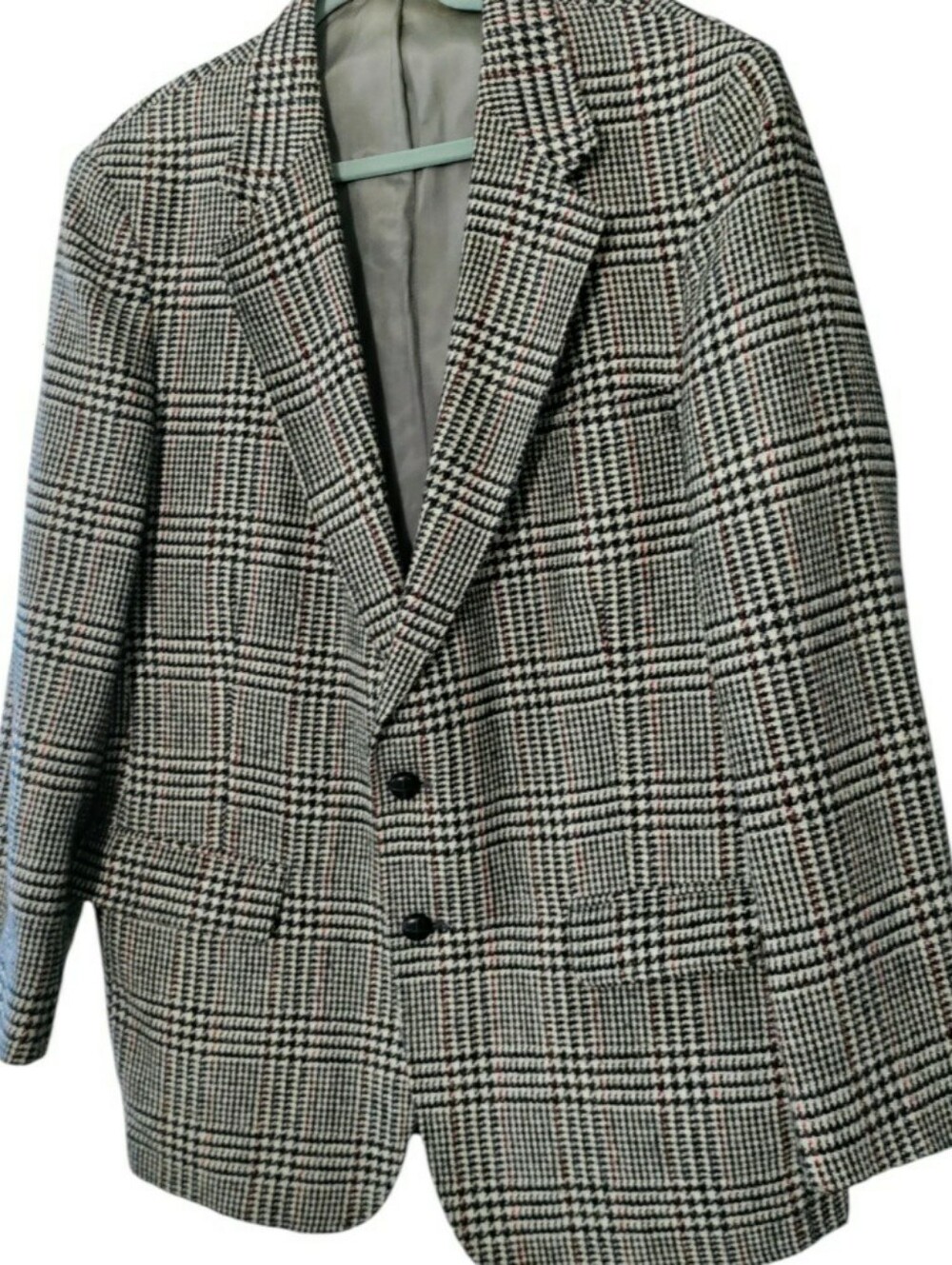 Vintage Ross & Cromarty Glen Plaid Wool Blazer Sport Coat